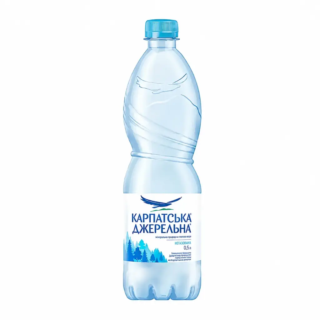 Вода б/а негазована "Карп. джер." 0,5л PET (12шт)