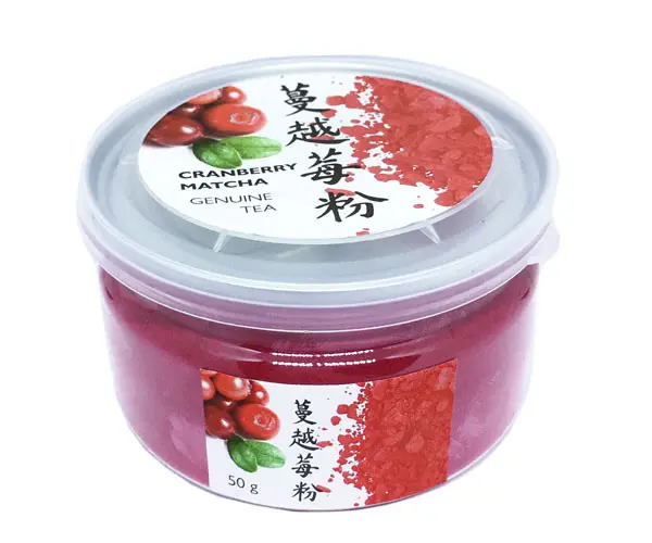 Матча червона Cranberry, банка 50г