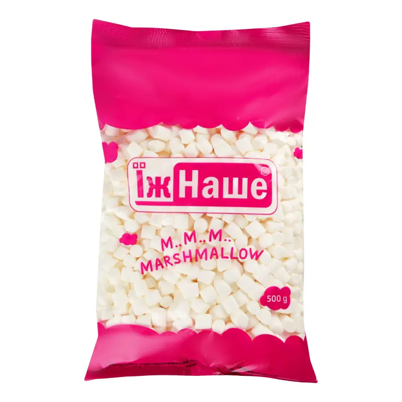 Маршмеллоу "Mini Snowy Mallows" з ароматом пломбіру та вінілі 500г