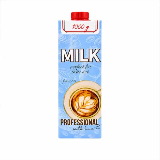 [SKU008] Молоко ультрапастеризоване Professional line  2,5% З КРИШКОЮ 1000г (12шт)
