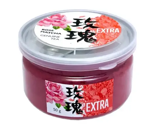 [SKU077] Матча рожева Rose EXTRA, банка 50г