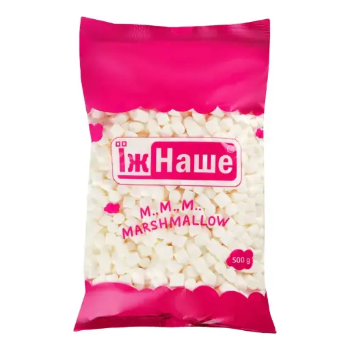 [SKU082] Маршмеллоу "Mini Snowy Mallows" з ароматом пломбіру та вінілі 500г