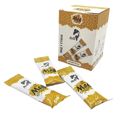 [SKU083] Мед у стіках Nelli 20шт/уп 20г